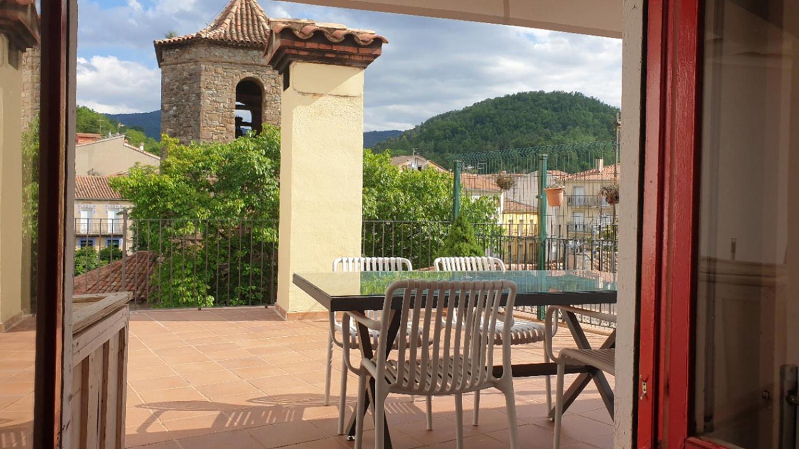 Casa Lola - Terraza Panoramica En El Centro Del Pueblo Apartment Sant Joan de les Abadesses Exterior foto