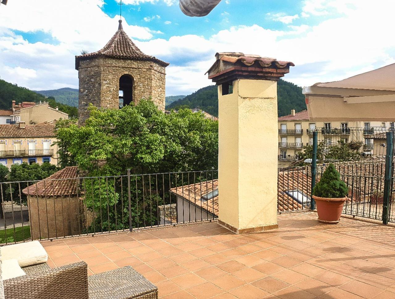Casa Lola - Terraza Panoramica En El Centro Del Pueblo Apartment Sant Joan de les Abadesses Exterior foto